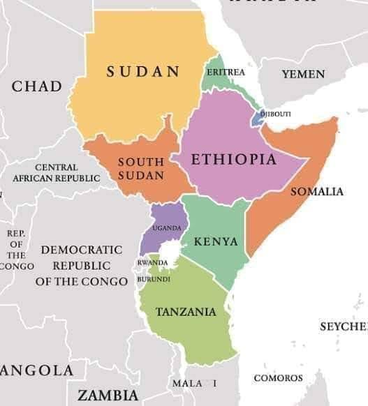 BEAFL Group east africa reginal growth hubs map